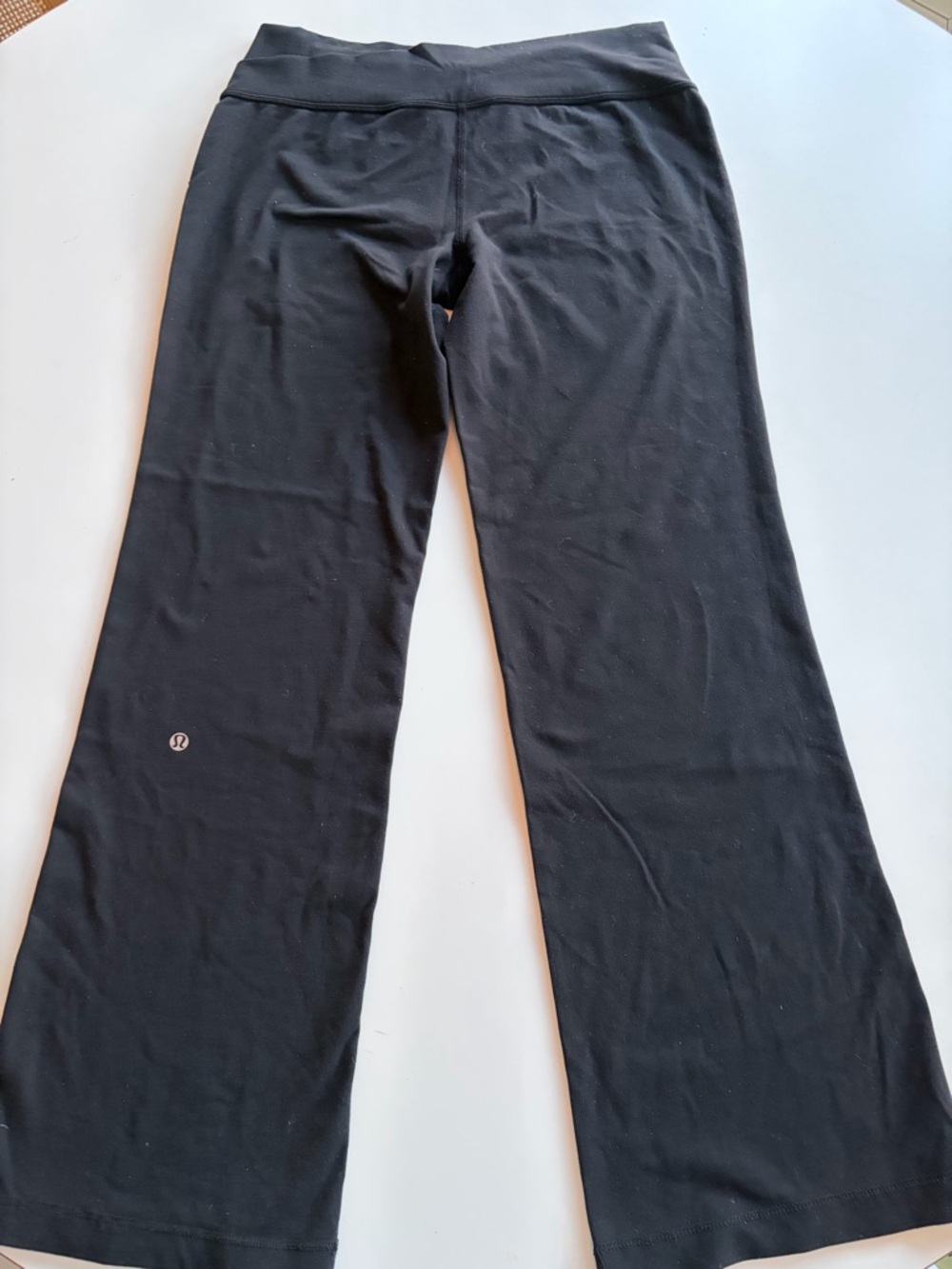 lululemon athletica Wide Leg Yoga Pants in Black